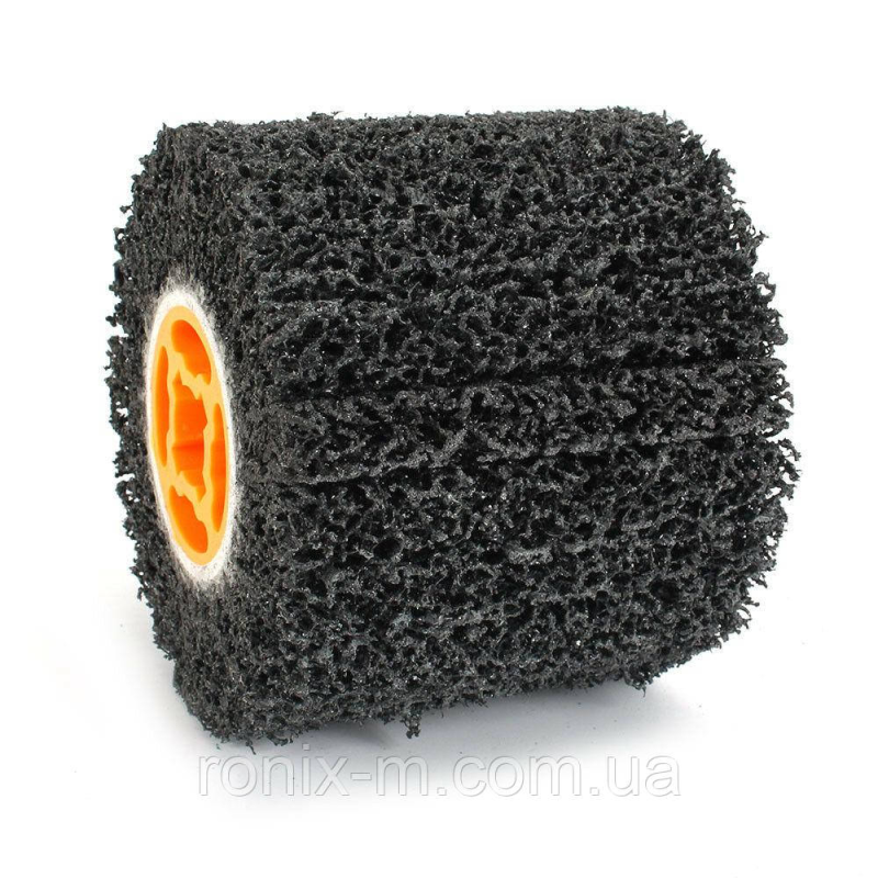 Зачисний круг Clean and Strip 100х115х19мм чорний (барабан) на КШМ Зачисний круг Clean and Strip 100х115х19мм чорний (барабан) на КШМ