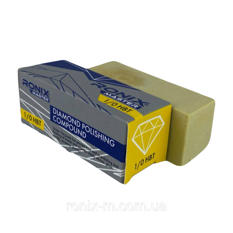 Тверда алмазна паста RONIX master 1/0 НВТ (водозмивна) 65 г Тверда алмазна паста RONIX master 1/0 НВТ (водозмивна) 65 г