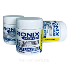 Алмазна паста для металу АСМ зерно 1/0 ПОМГ (жовта) RONIX master