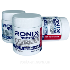 Алмазна паста для каменю та скла АСМ зерно 40/28 ПВМХ (червона) 40 грамів RONIX master