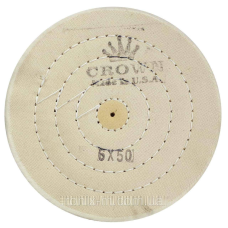 Круг мусліновий CROWN d-100 мм, 50 шарів, білий, (м“який)