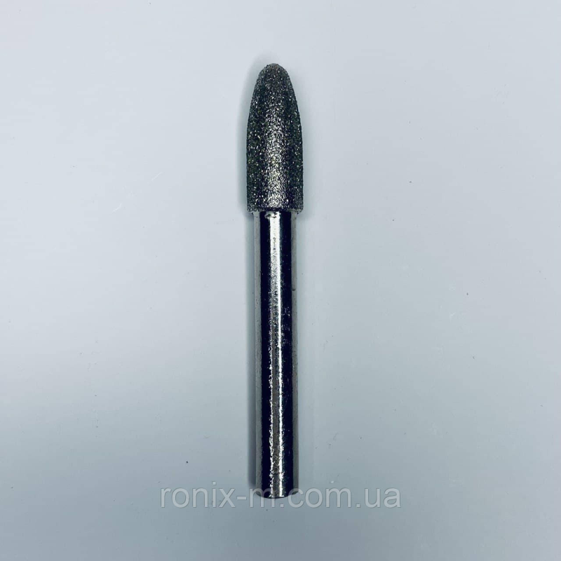 Алмазна головка AW 6х20х6мм (параболічна із заокругленим кінцем)