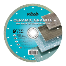 Диск алмазний відрізний CERAMICS GRANITE за плиткою 230х2х10х22.2