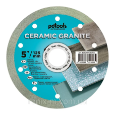 Диск алмазний відрізний CERAMICS GRANITE по плитці 125х1.4х10х22.2