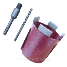 Свердло алмазне 82х73хМ16 PDT з хвостовиком SDS plus