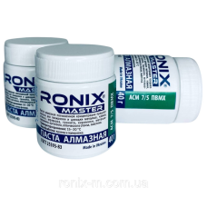 Алмазна паста для каменю та скла АСМ зерно 7/5 ПВМХ (зелена) 40 грамів RONIX master