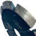 Круг алмазний V-подібний 125x12,7х6,4x22,23 сегментний DP